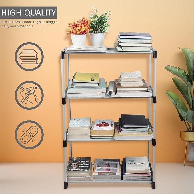 4 Layers Metal Shoes/Books Rack